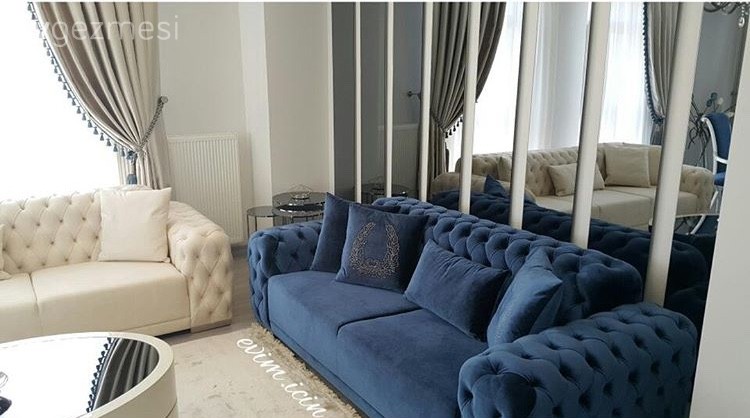 Ayna, Halı, Mavi, Salon