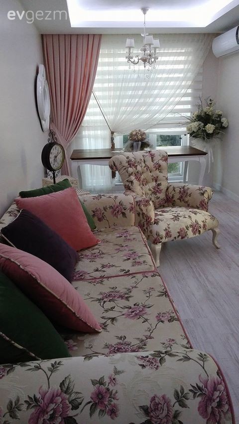 Berjer, Fon perde, Salon, Perde