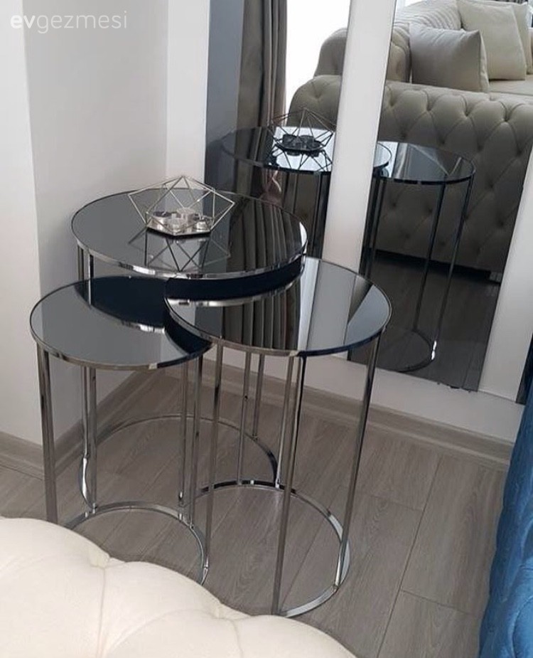 Ayna, Salon, Yan sehpa