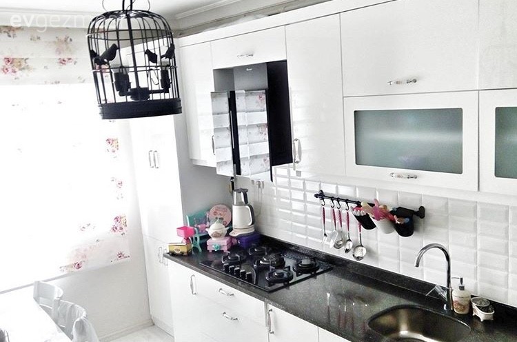 Avize, Beyaz mutfak, Modern mutfak, Mutfak, Aydınlatma