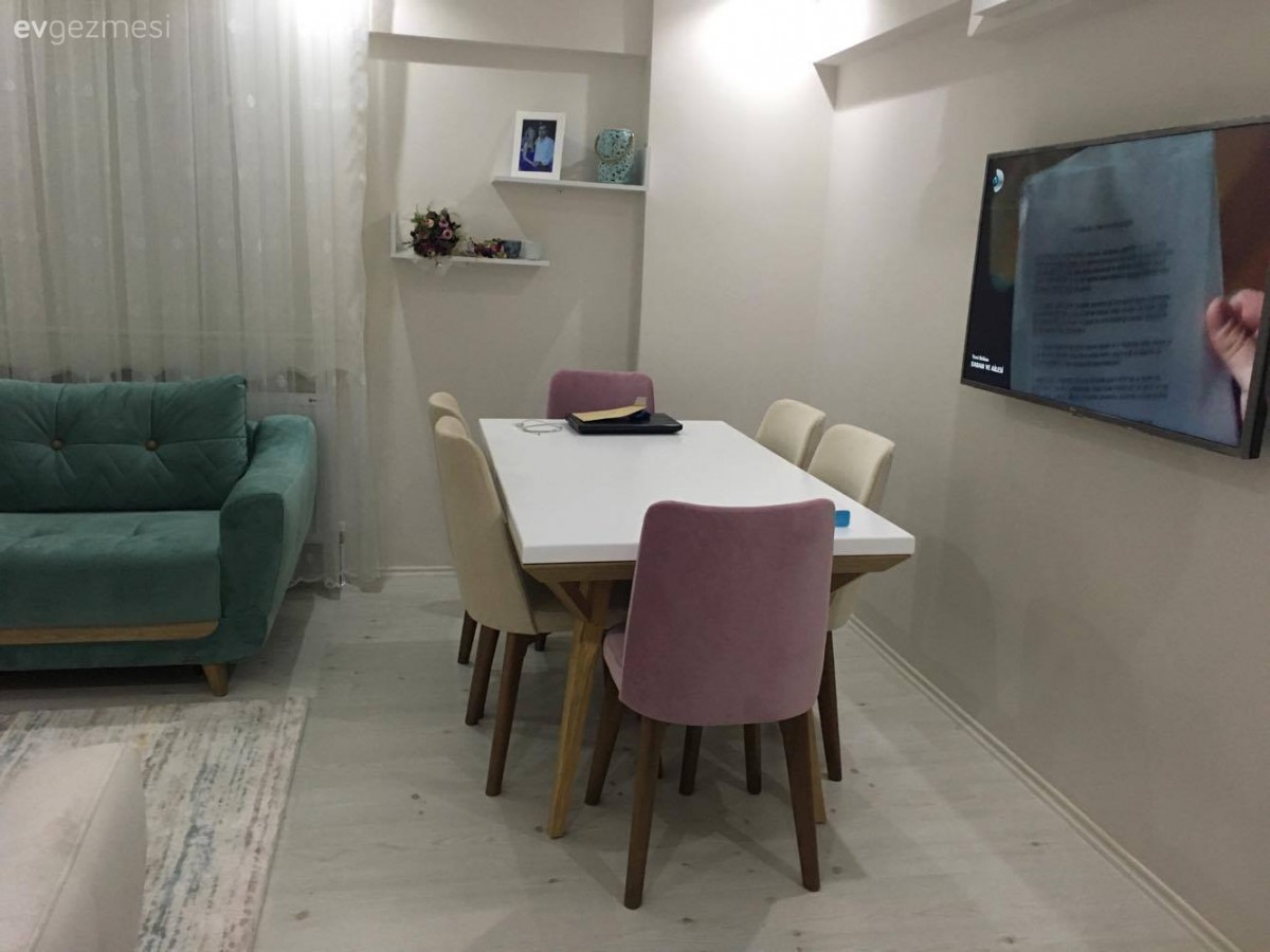 Pınar hanımın cıvıl cıvıl, konforlu evi..