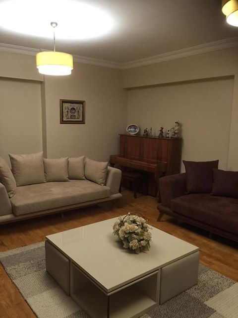 Kahverengi, Krem, Salon