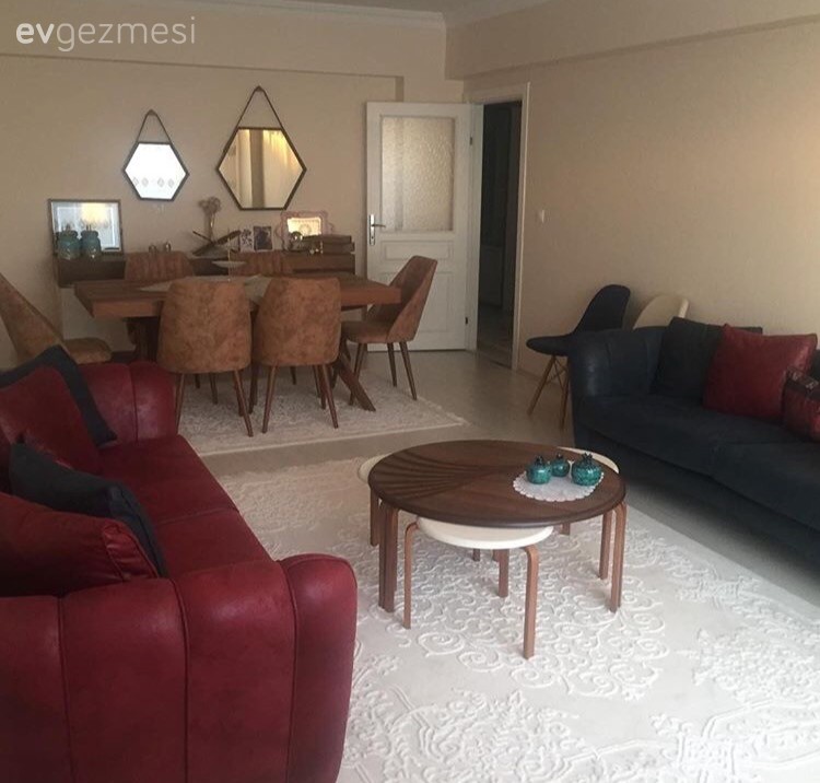 Ahşap Mobilya, Ayna, Bordo, Kahverengi, Salon, Yemek Odası