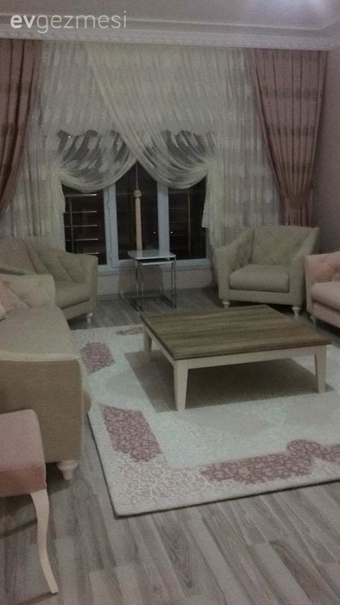 Sevcan hanımın zevkli evi.