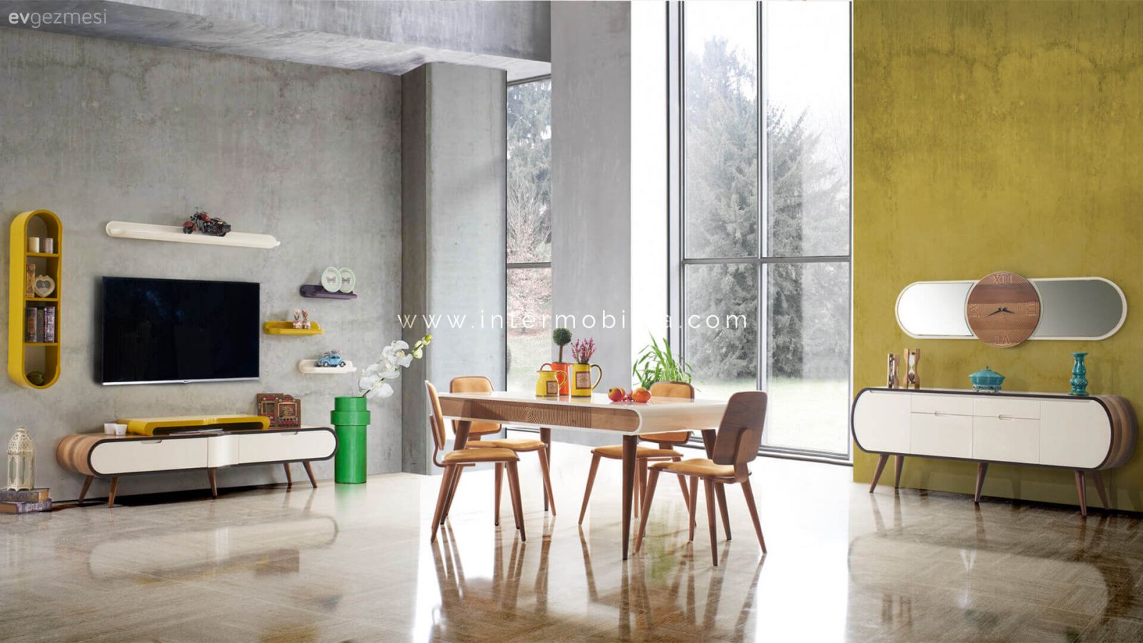 Anatolia E29 Yemek Odası Takımı - Intermobilya.com