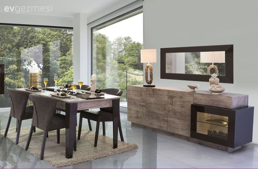 Koltuk takımı ve yemek odası renklerine göre fon perde nasıl olmalı?