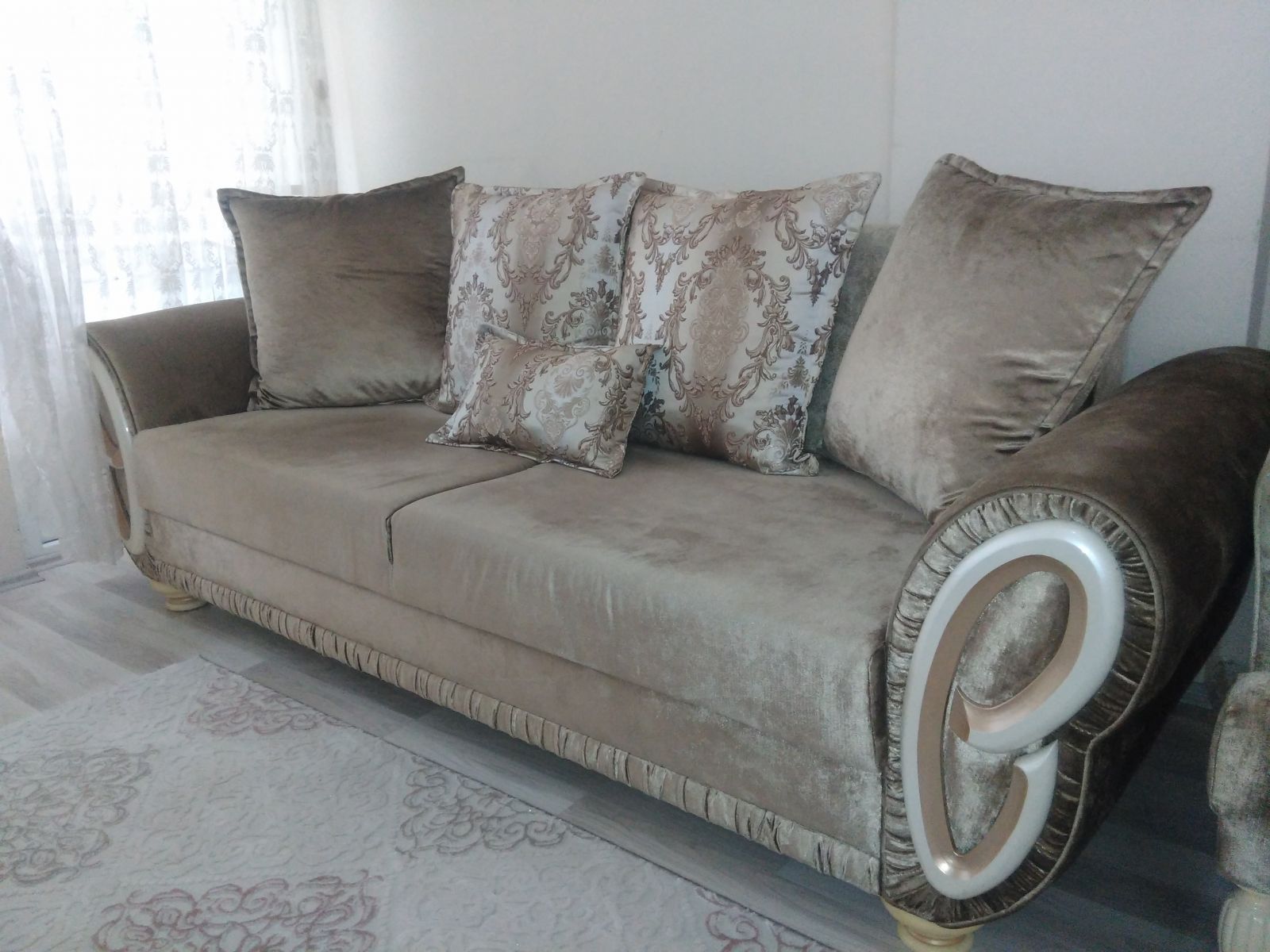 Salonum ve zor koltuk rengim