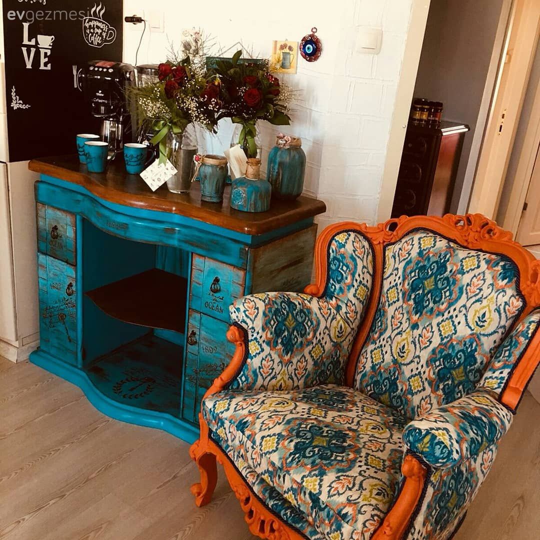 yenilenmiş koltuk ve mobilya