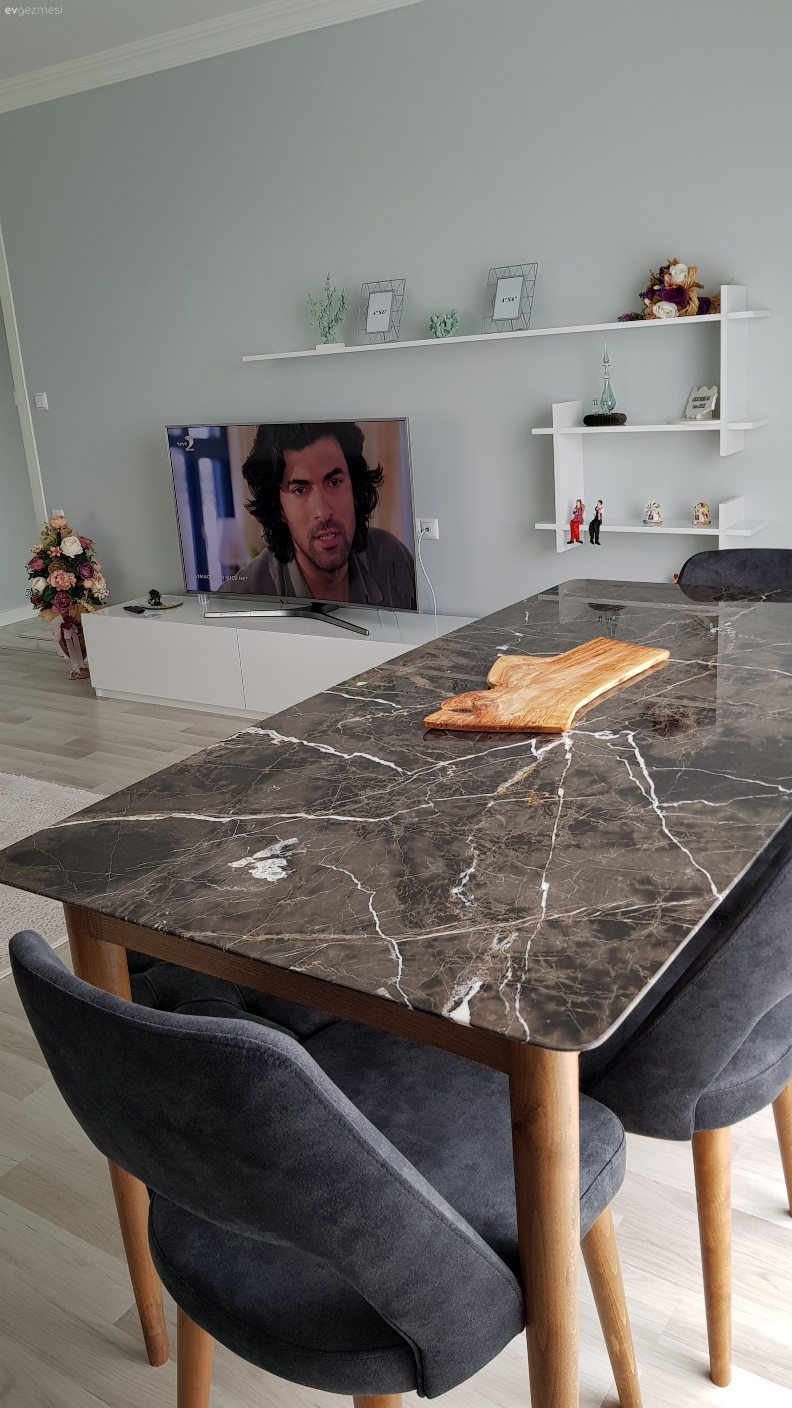 Salon, Mermer masa, Yemek Odası