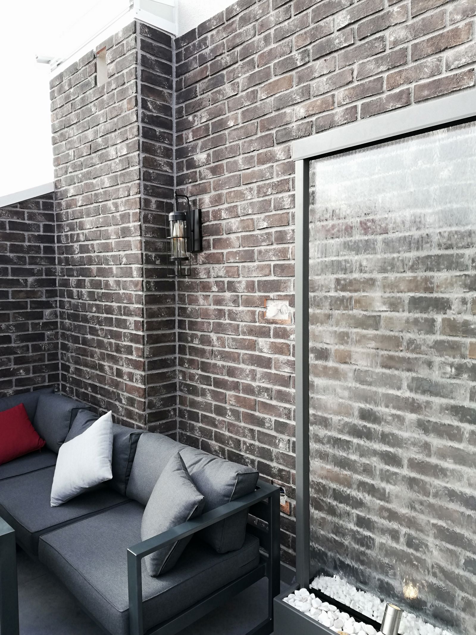 Teras ve Balkon Su Dekoru - Su Perdesi