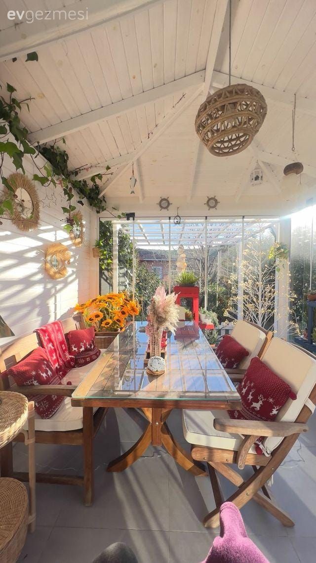 Bu Kış Bahçesi Ortamıyla Keyifli Anları Garantilemiş!