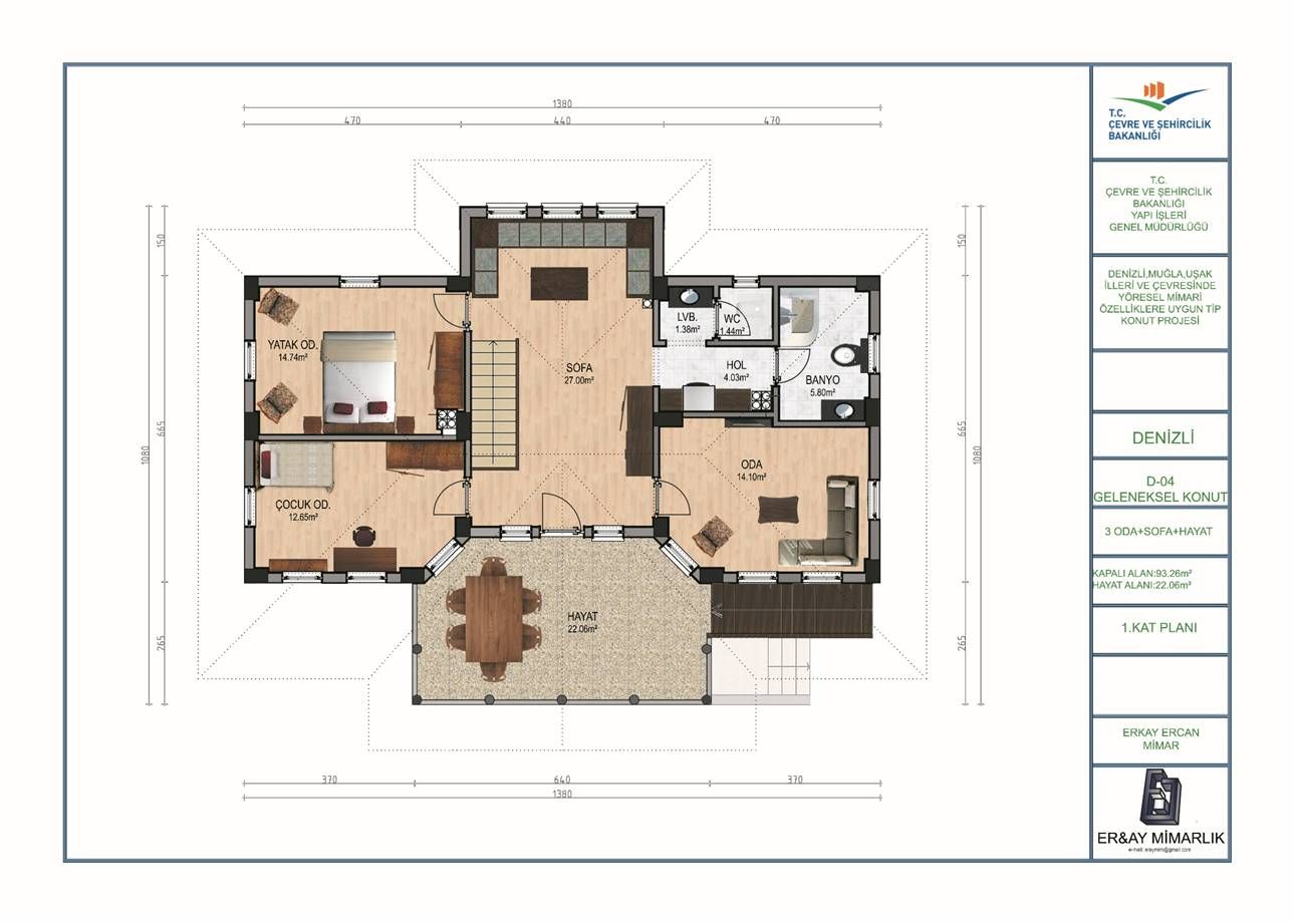 Köy Evi Yapacaklar İçin Bakanlık Onaylı İki Katlı Köy Evi Projeleri!