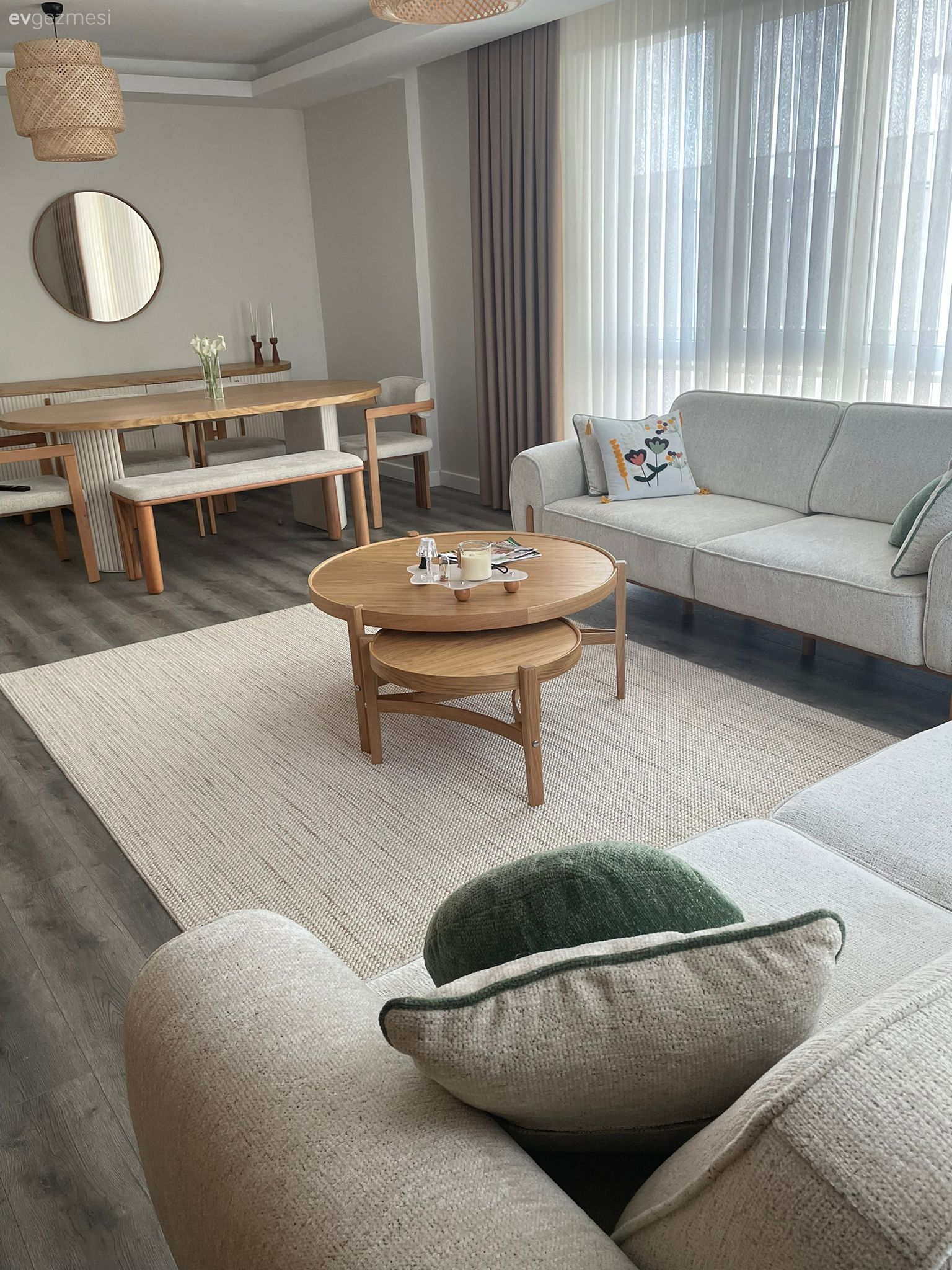 Bu Tekirdağ Evinde Mobilyalar Modern Detaylar Rustik!