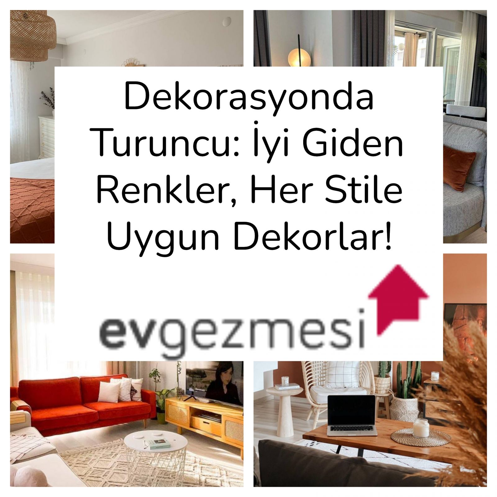 Dekorasyonda Turuncu: İyi Giden Renkler, Her Stile Uygun Dekorlar!