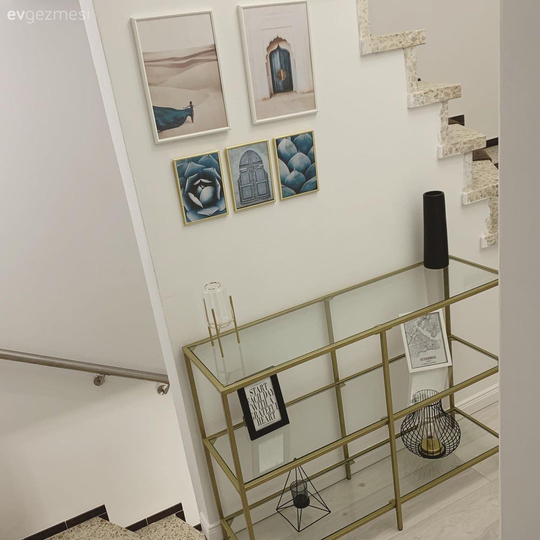 Dresuar, Beyaz, Altın, Dekoratif Objeler, Çerçeve