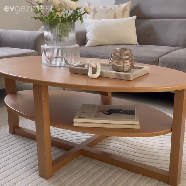 Salon, İskandinav, Vizon, Krem, Beyaz, Orta sehpa, Sehpa, Halı