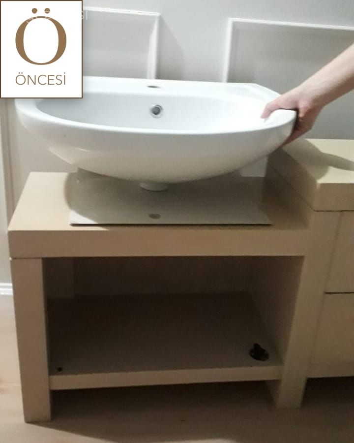 Öncesi / Sonrası, Banyo tadilat, Tadilat