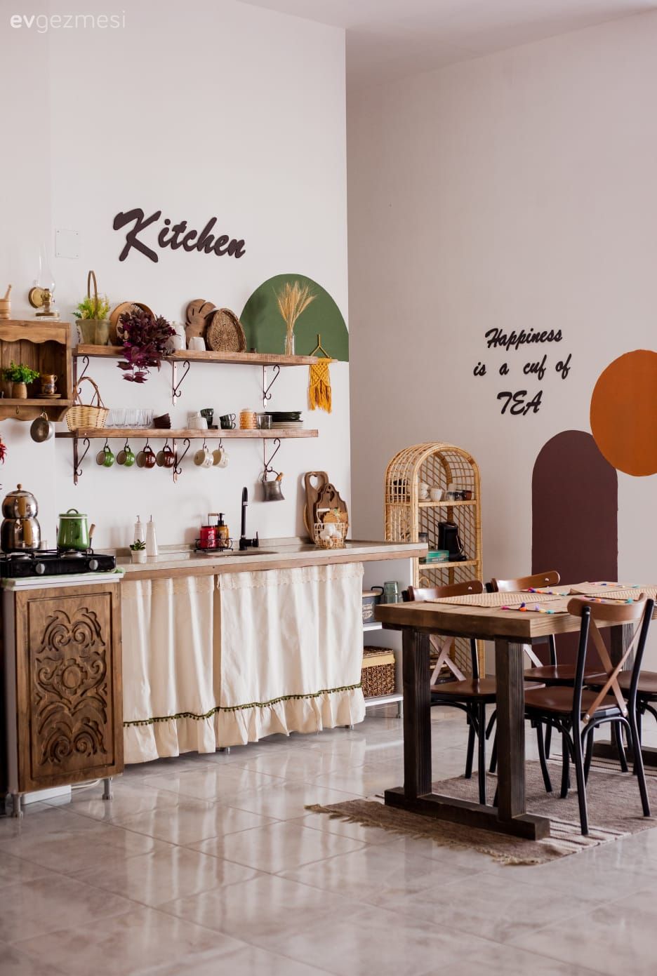 Öncesi&Sonrası: Bomboş Bir Atölye Olmuş Mu Size Rustik Bir Mutfak
