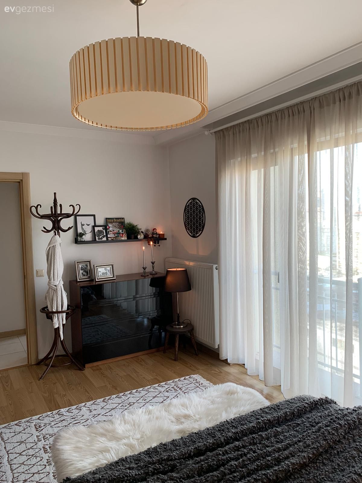 Siyah, Beyaz, Makyaj masası, Yatak Odası, Mavi, Yatak odası avizesi