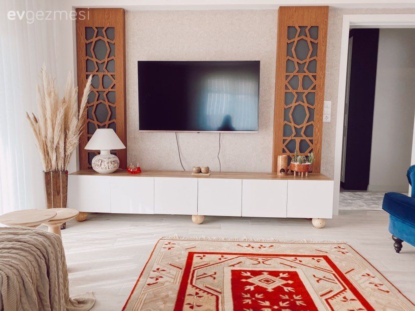 Bu Denizli Evinin Baş Rolünde Capcanlı Bir El Dokuma Halı Var