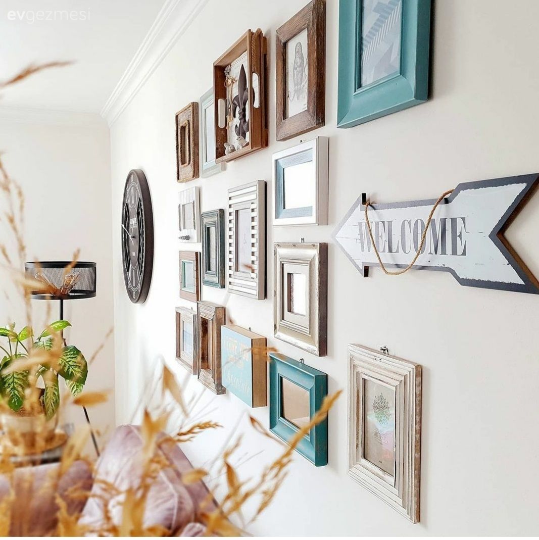 Çerçeve, Galeri duvarı, Duvar dekorasyonu