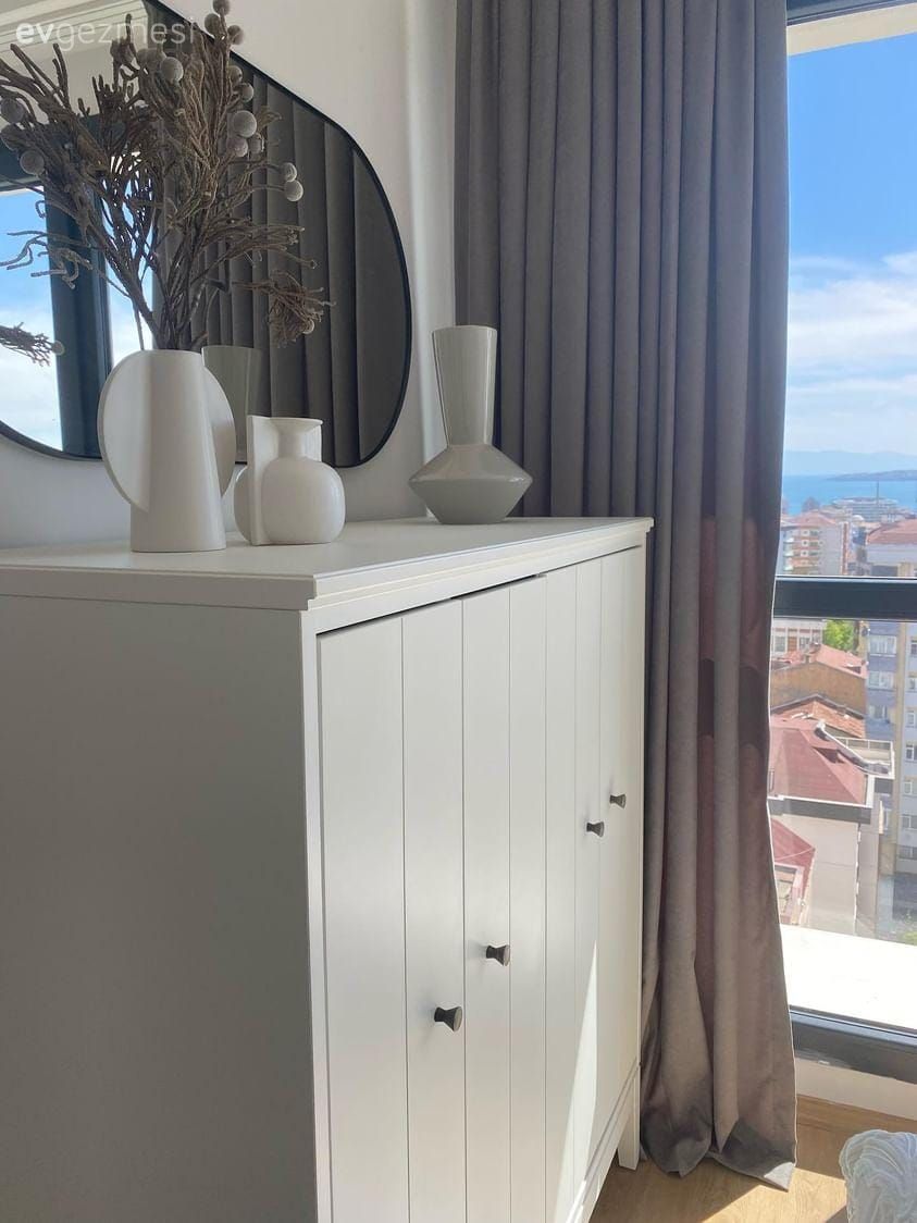 Bu İstanbul Evinde Küçük Alanı Verimli Kullanmak Temel Amaç Olmuş!