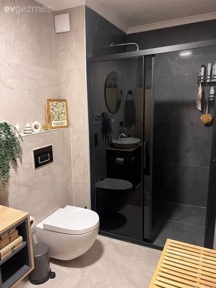 Siyah, Vizon, Duşakabin, Banyo, Banyo dolabı, Banyo aksesuarları