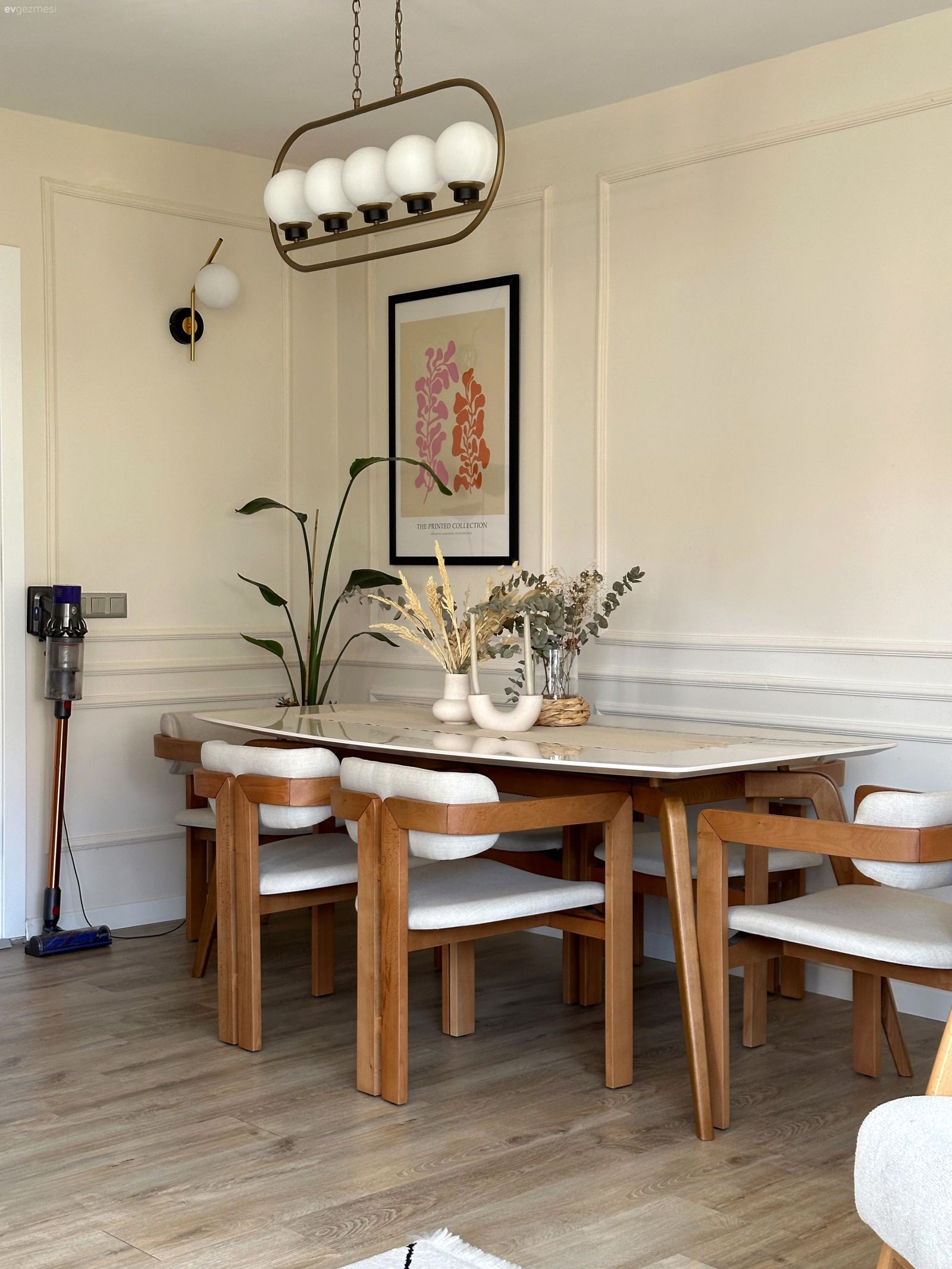 L Tipi Salona Sahip Bu Ankara Evinde Bitkiler Sıcaklık Kaynağı!