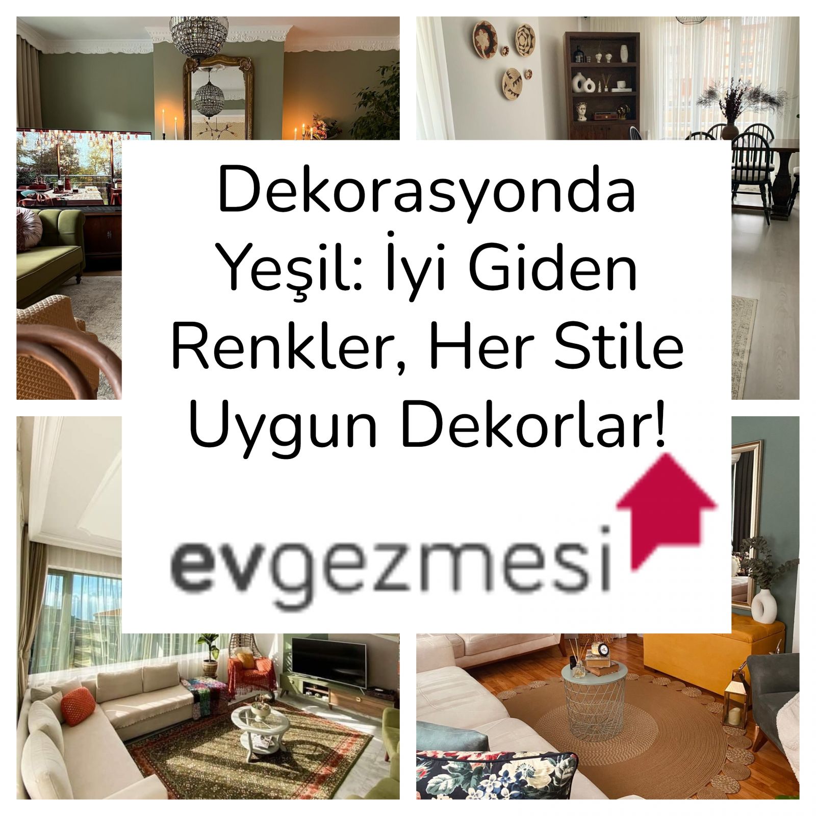 Dekorasyonda Yeşil: İyi Giden Renkler, Her Stile Uygun Dekorlar!