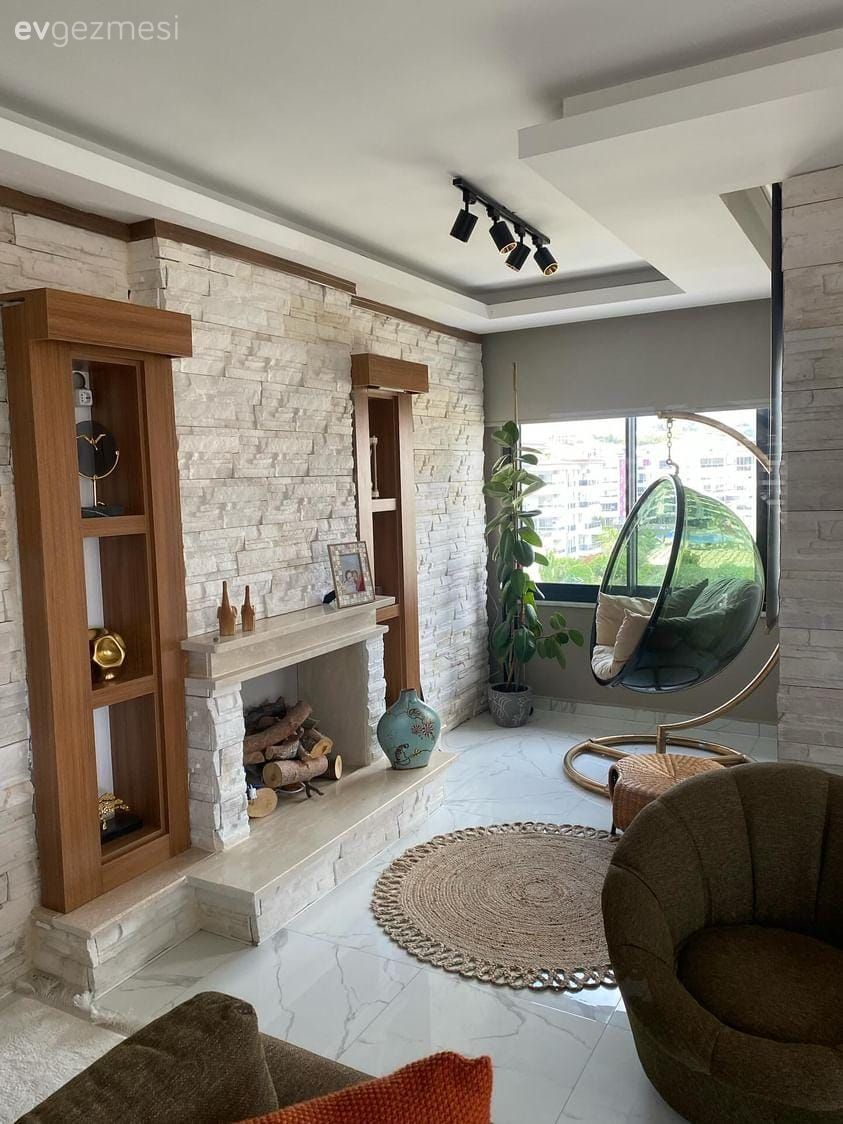 Bu Antalya Evinde Modern ve Rustik Tarzların Buluşması Her Detayı Sarmış!