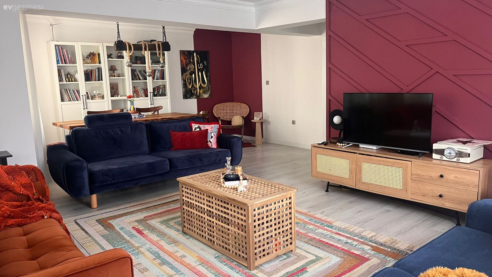 Cesur Renkleri Kucaklayan Eklektik İç Mimar Evi