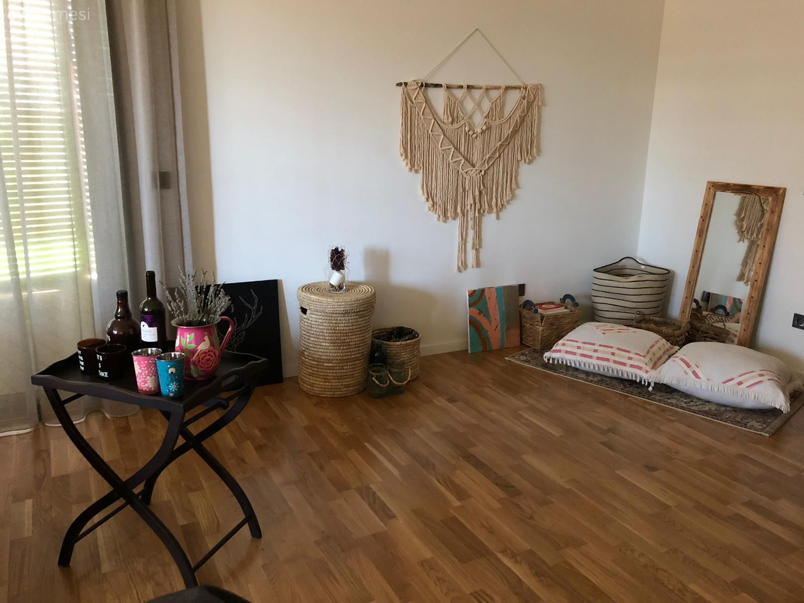 Bohem Dekorasyon, Makrome, Kırlent, Ev tekstili, Sehpa, Ayna