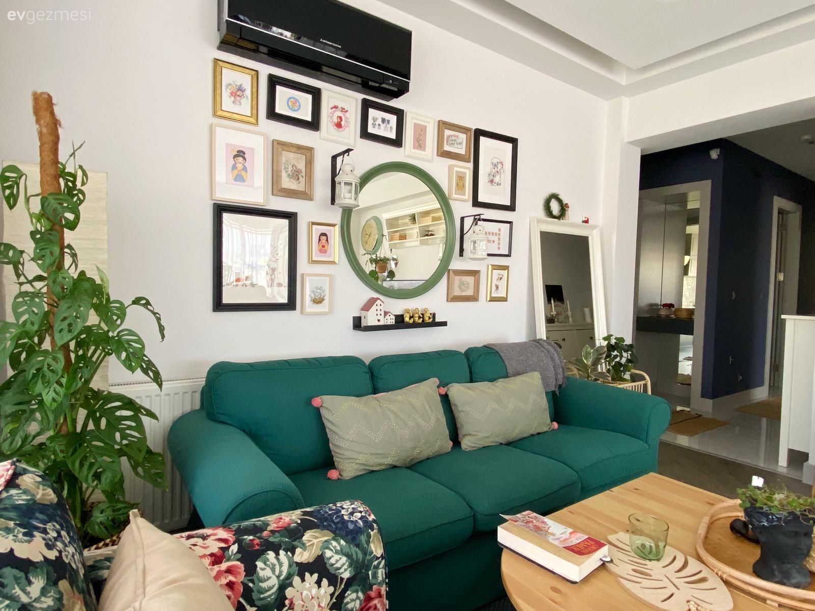 Bu Evde Renkler ve Desenler Dekora Anlam Katmak İçin Toplanmış