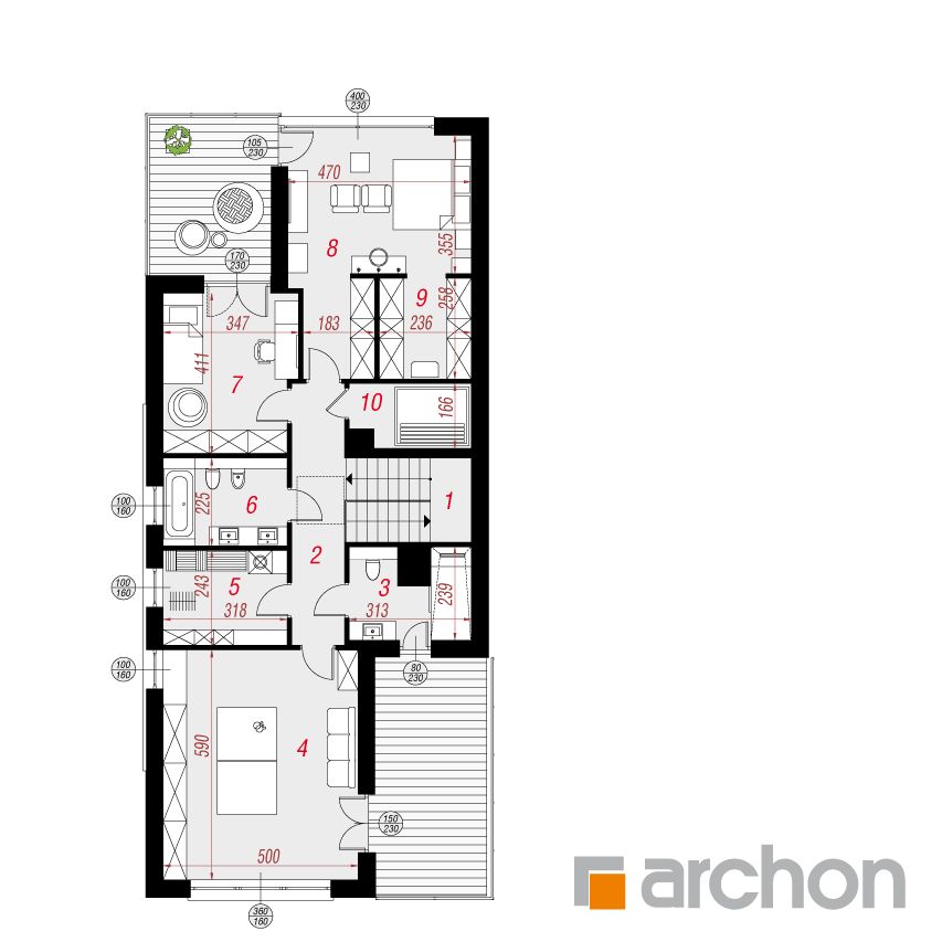 Müstakil Ev Yapacaklar İçin Teraslı Müstakil Ev Planları