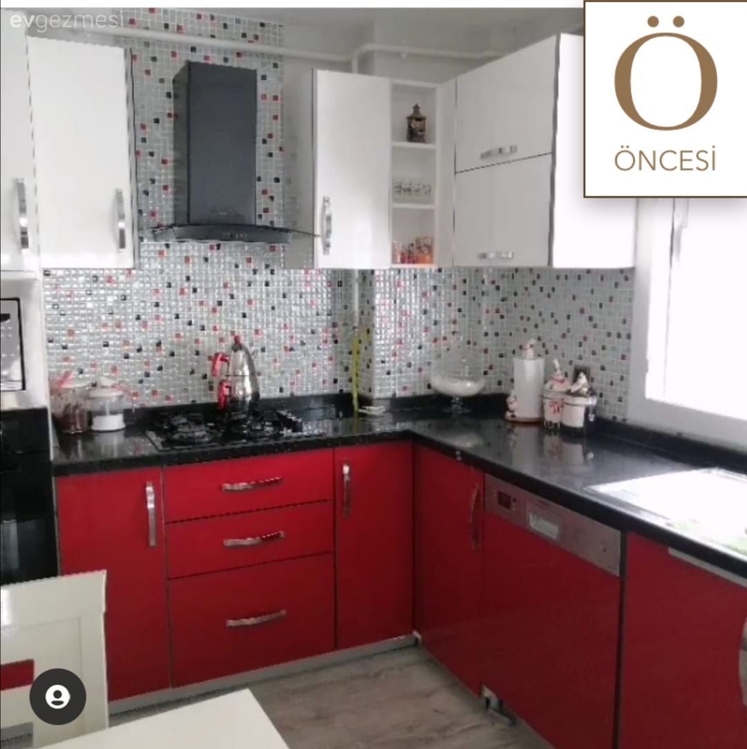 Öncesi / Sonrası, Mutfak boyama, Mobilya boyama