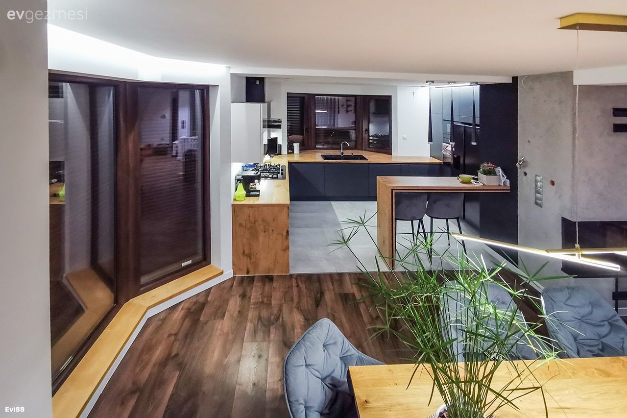 Müstakil Ev Yapacaklara İlham Verecek 200 M2'lik Dubleks Ev