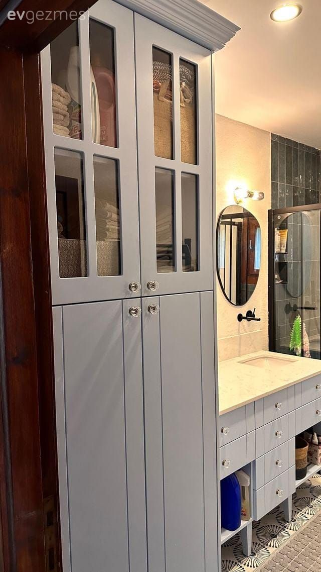 Öncesi&Sonrası: Kullanışsız Banyo Şimdi İki Kişi İçin İdeal Hale Gelmiş!