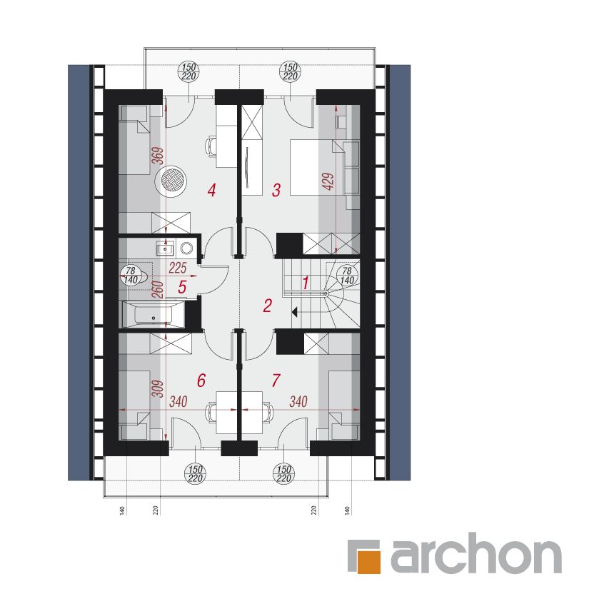 Planlarından İlham Alacağınız Balkonlu Müstakil Ev Modelleri