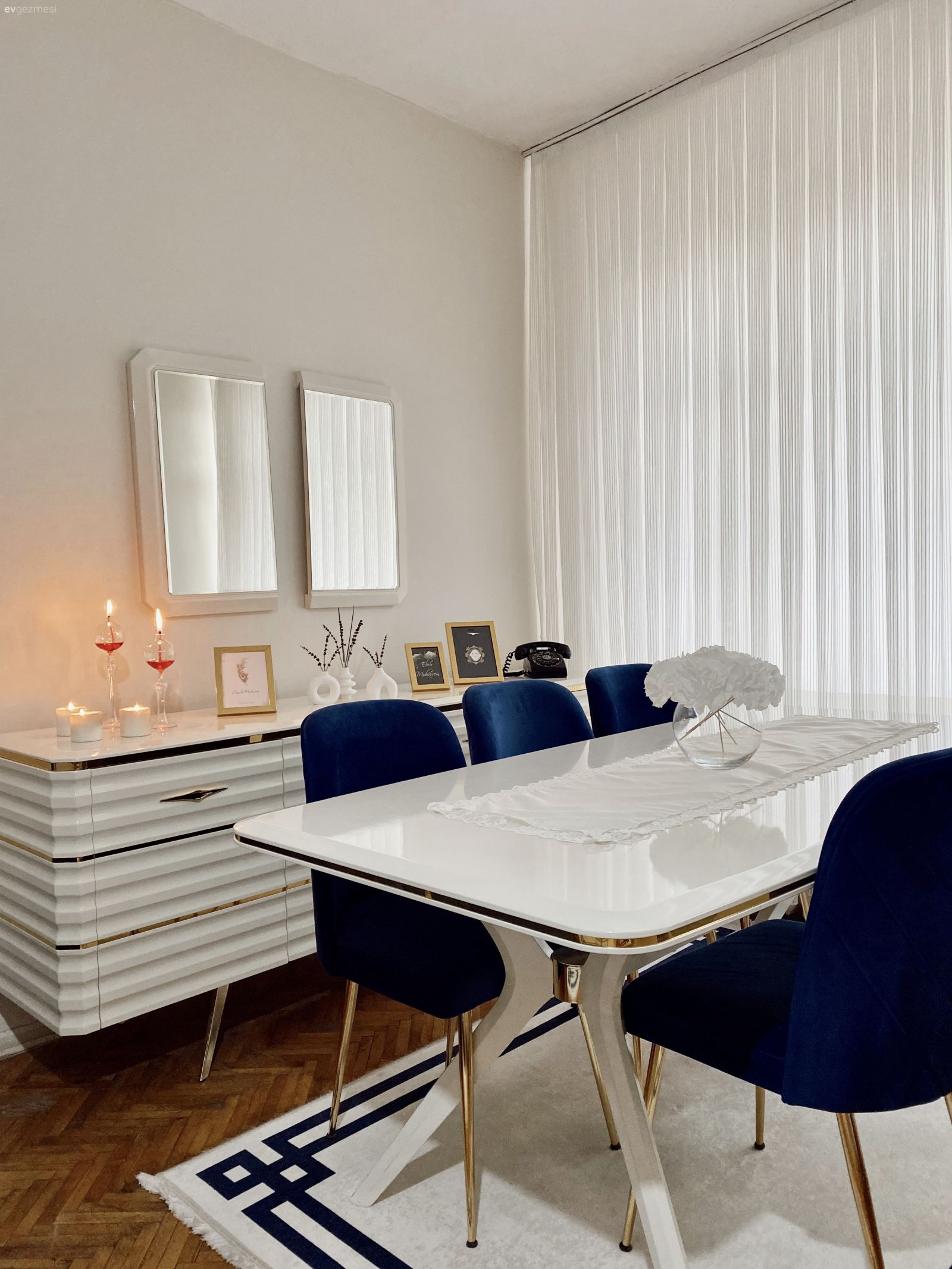 Bu Ankara Evinde Mavinin Sesi Pek Baskın