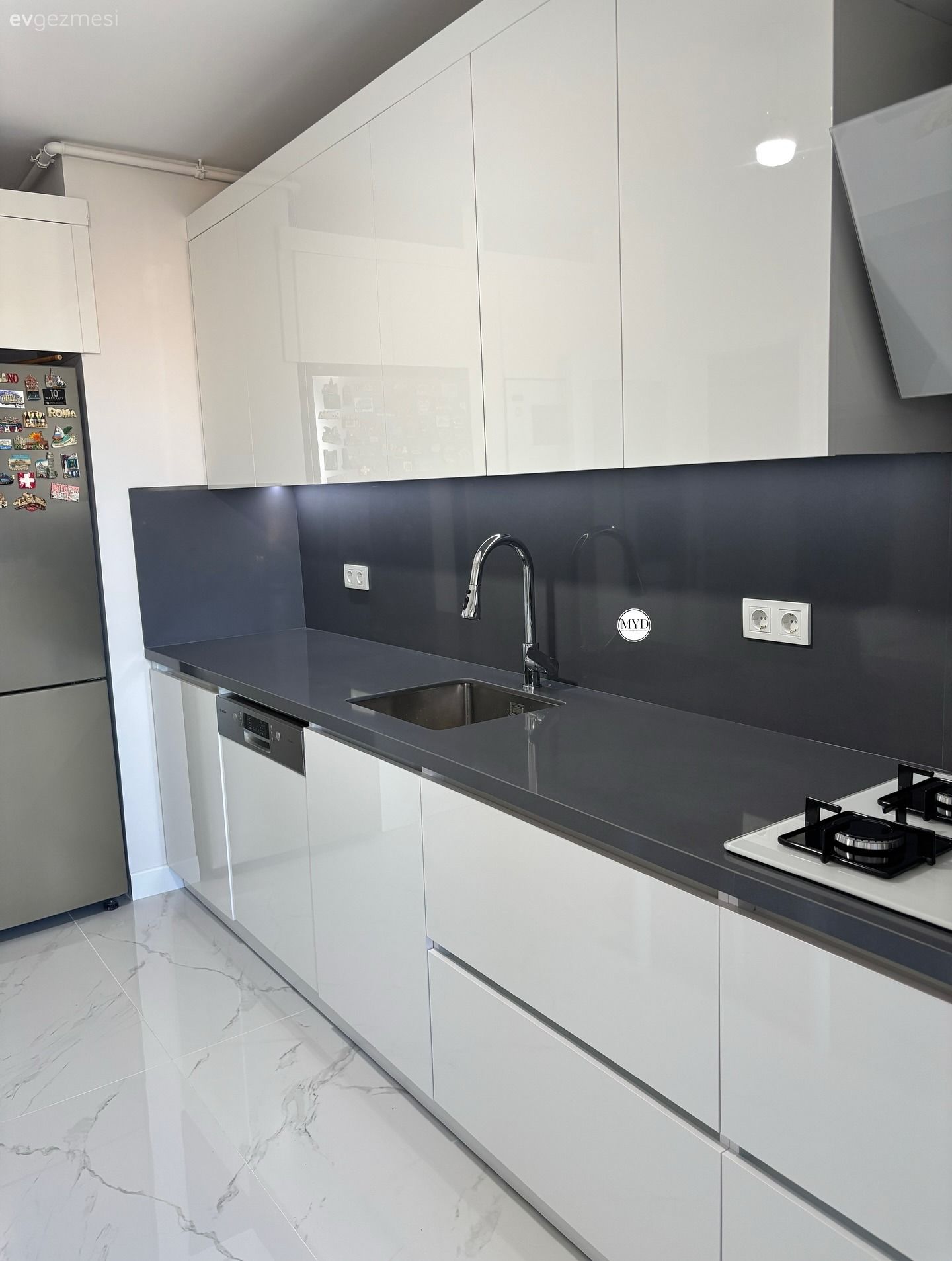 Bu Evde Banyo ve Mutfağa Modern Dokunuşlar İyi Gelmiş