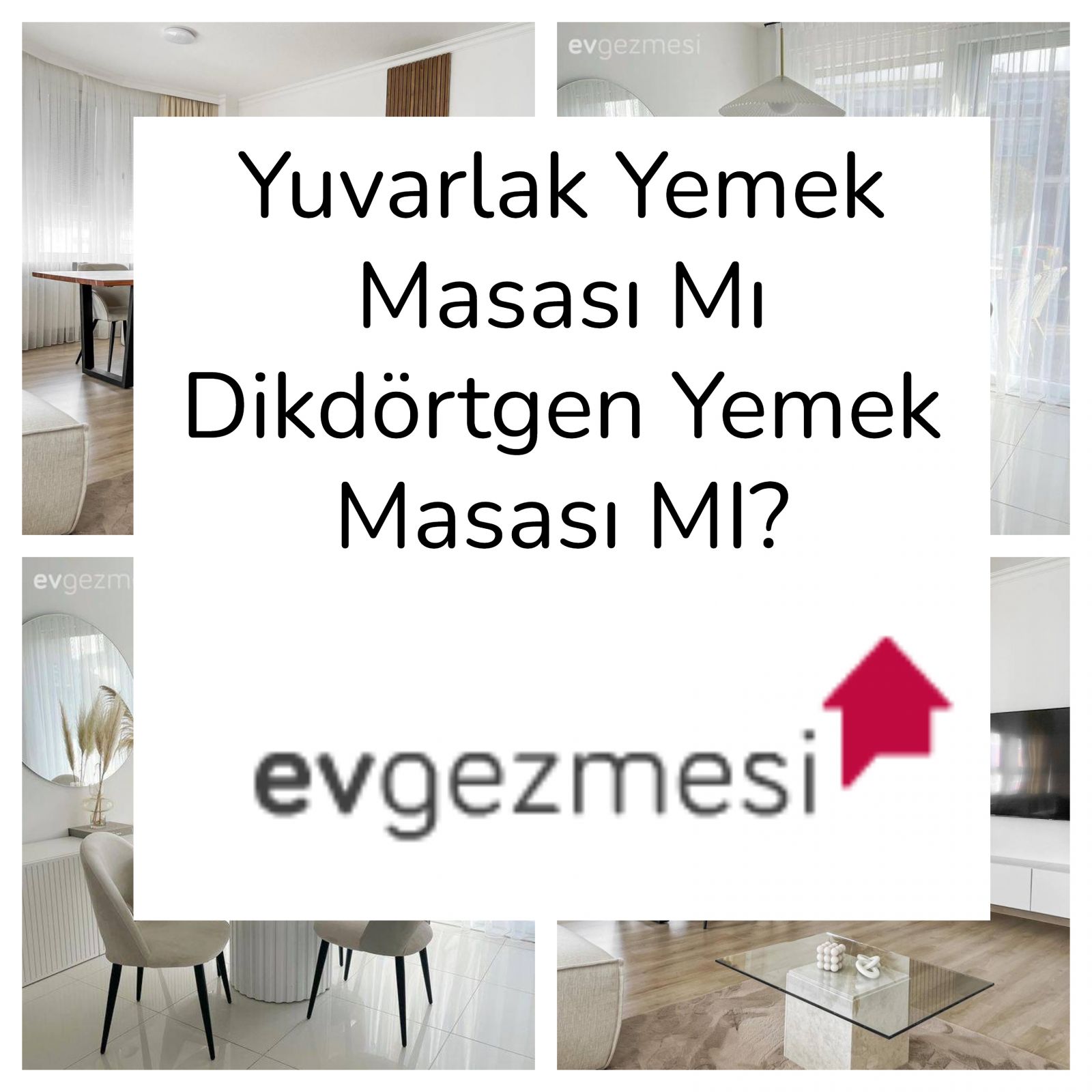 Yuvarlak Yemek Masası Mı Dikdörtgen Yemek Masası MI?