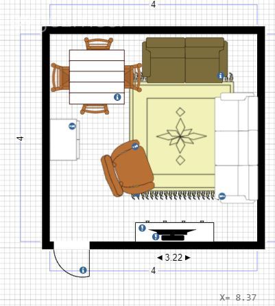16 Metrekare Kare Salonda Eşya Nasıl Yerleştirilir?