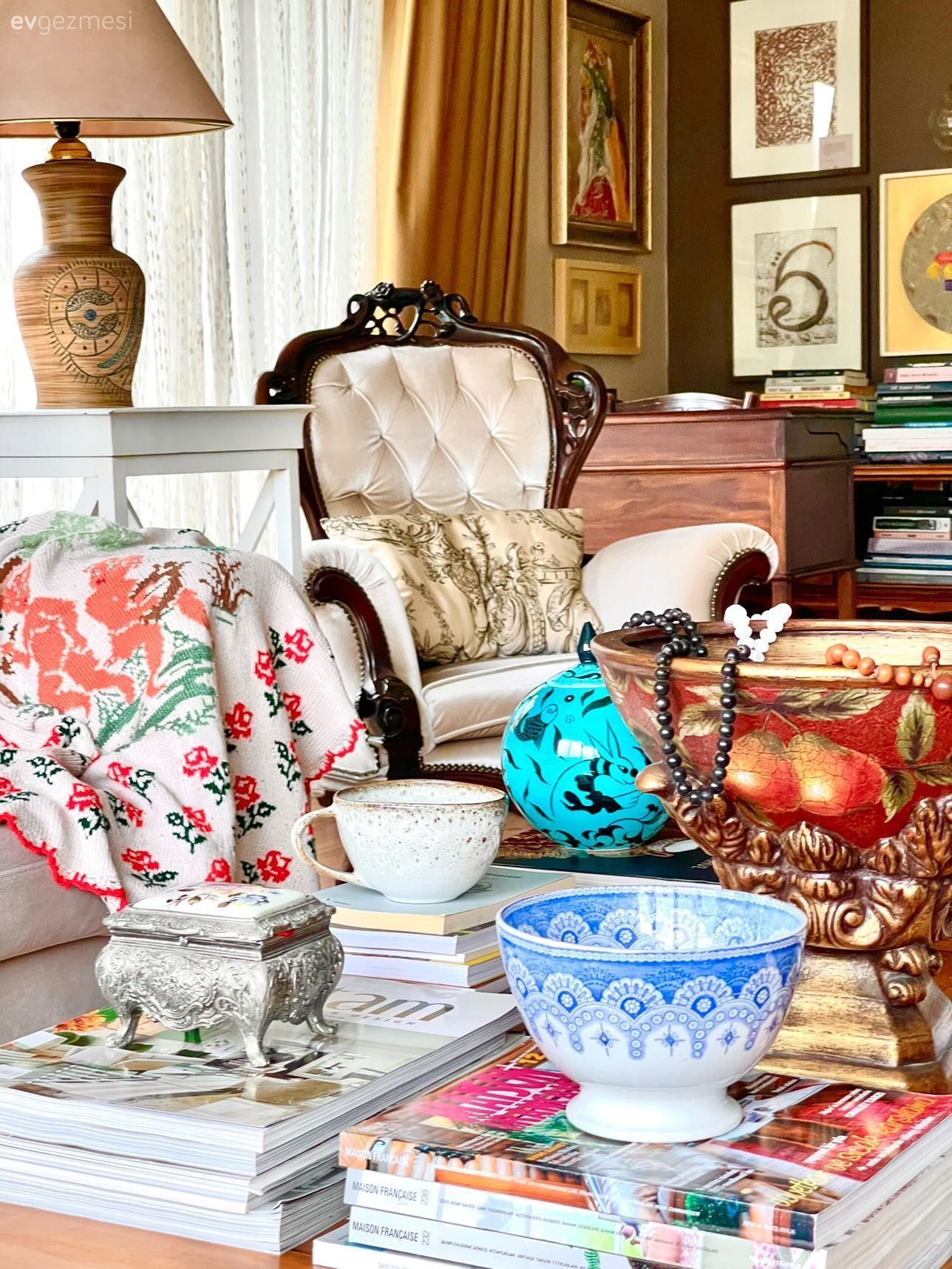 Beyaz, Kahverengi, Hardal, Mavi, Çerçeve, Abajur, Aydınlatma