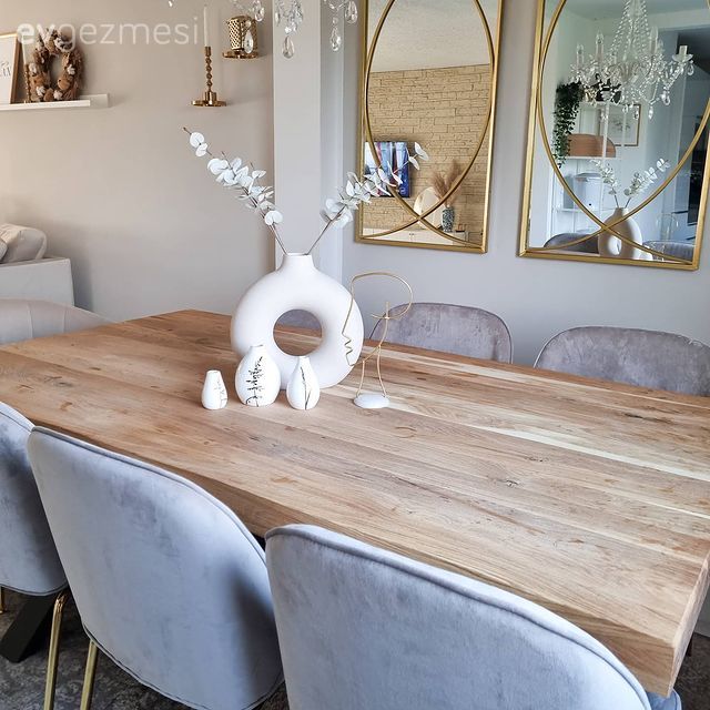 Bu Modern Dekorda Soft Renkler Altın Yansımalarıyla Cazibe Kazanmış