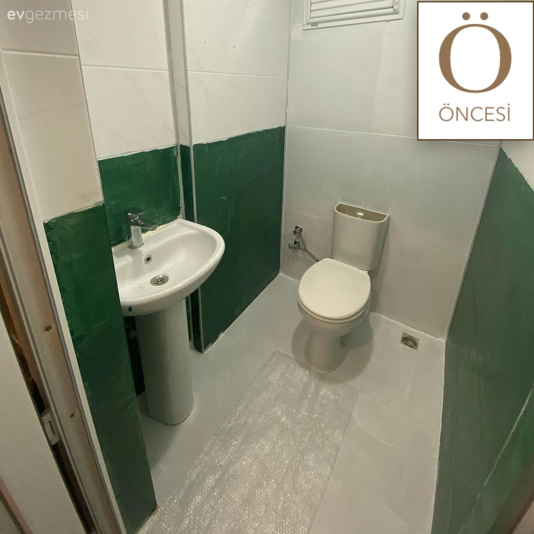 Öncesi&Sonrası: Küçük ve Sıradan Banyo Olmuş Sanat Eseri
