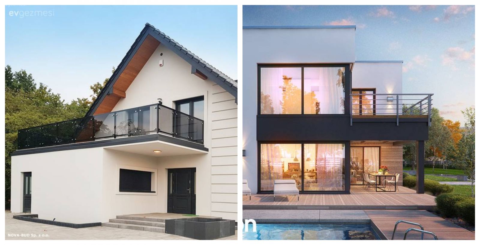 Müstakil Ev Yapacaklar İçin Teraslı Müstakil Ev Planları