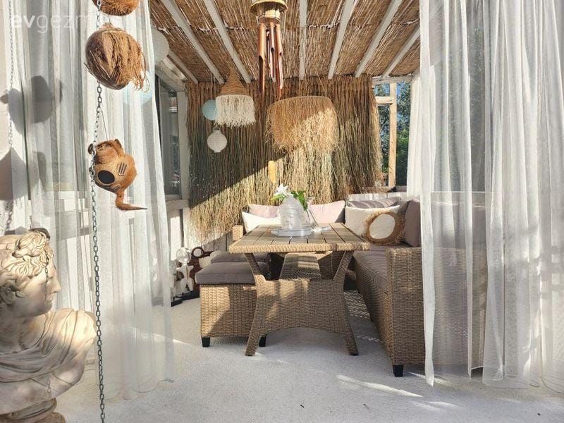 Ankara'da Olsa da Sahil Havası Estiren Bu Ev Değişimiyle Boyut Atlamış!