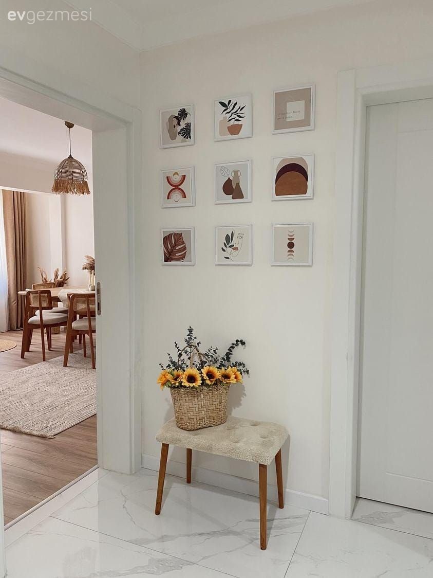 Bursa'daki Bu Evde Açık Renk Tonlarına Kahverengi Eşlik Ediyor!