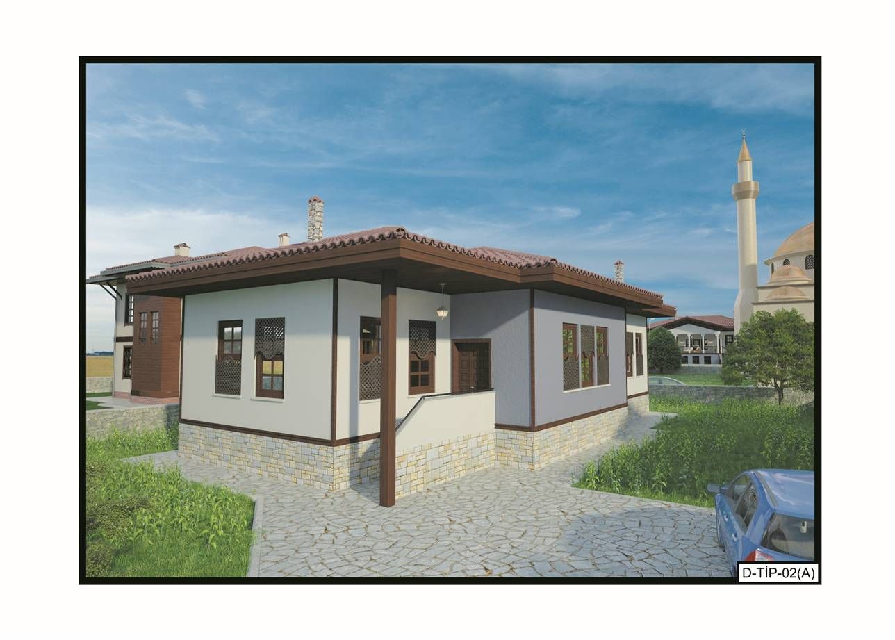 Köy Evi Yapacaklara Bakanlık Onaylı Tek Katlı Köy Evi Projeleri!