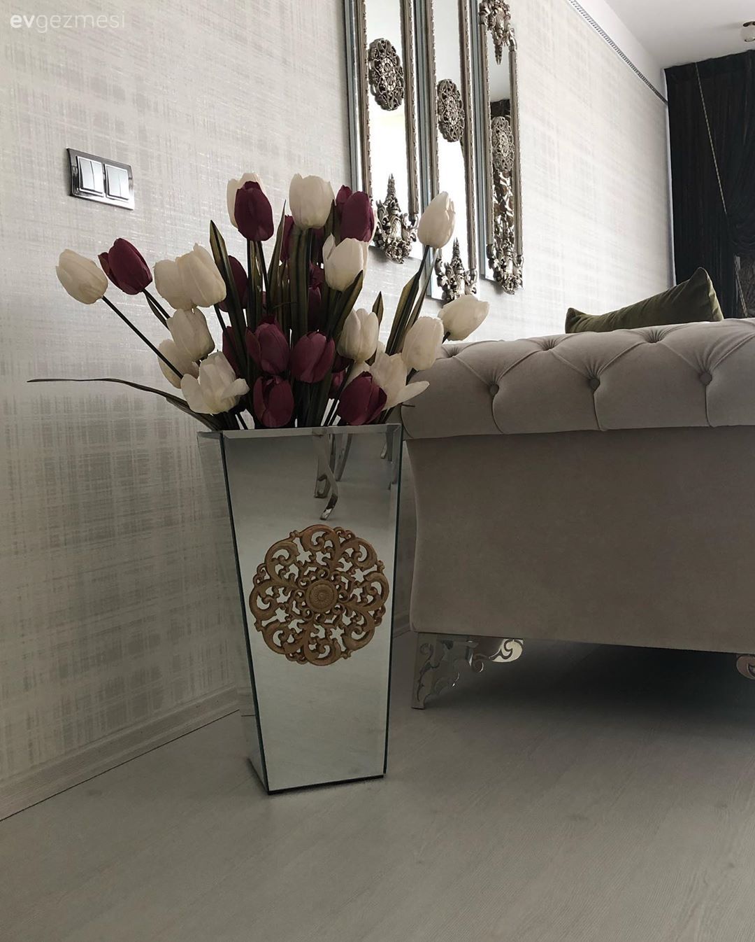 Vazo, Ev Aksesuar, Gümüş, Altın, Yapay çiçekler